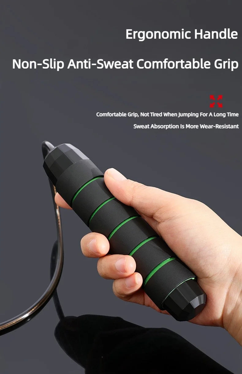 The New Jump Rope Steel Wire Skipping Exercise Adjustable Jumping Fitness Workout Training Home Sport Equipment Tangle-Free